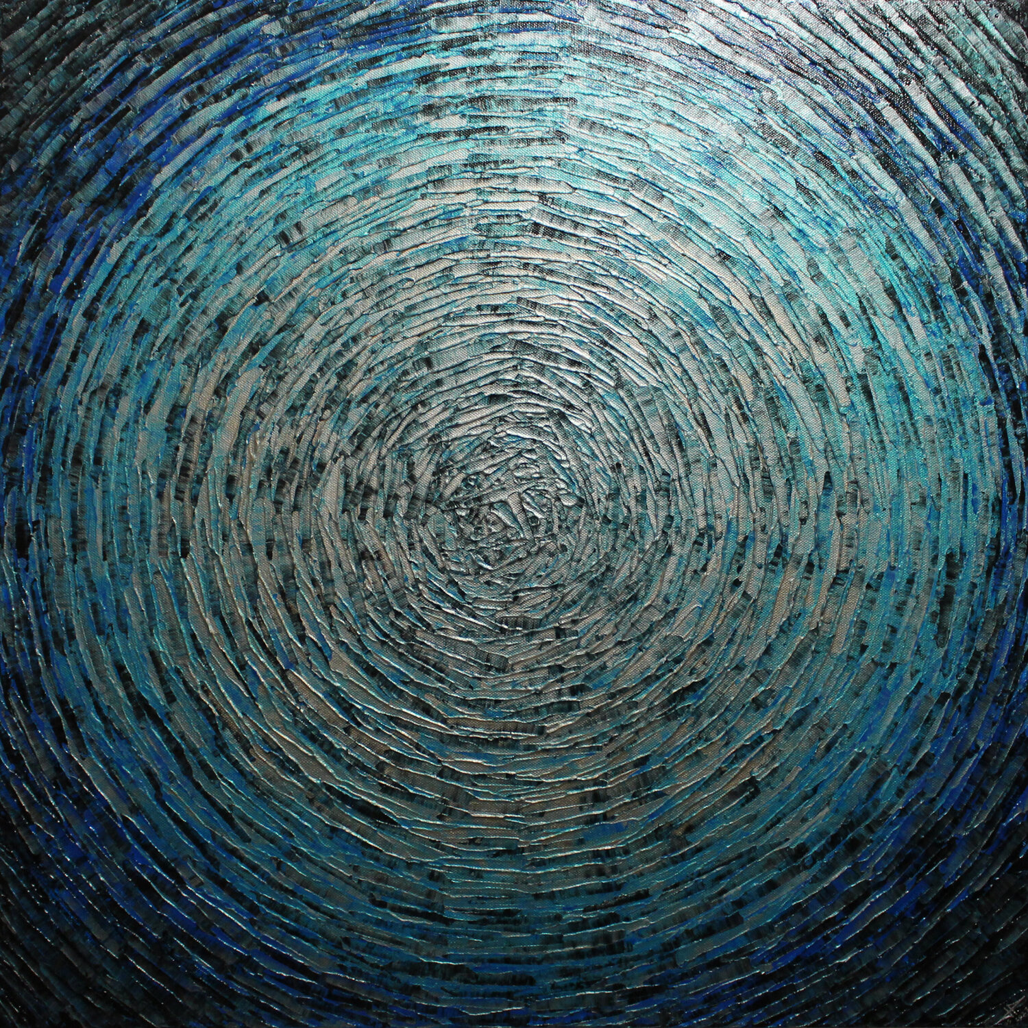 Éclat argent bleu iridescent Jonathan Pradillon