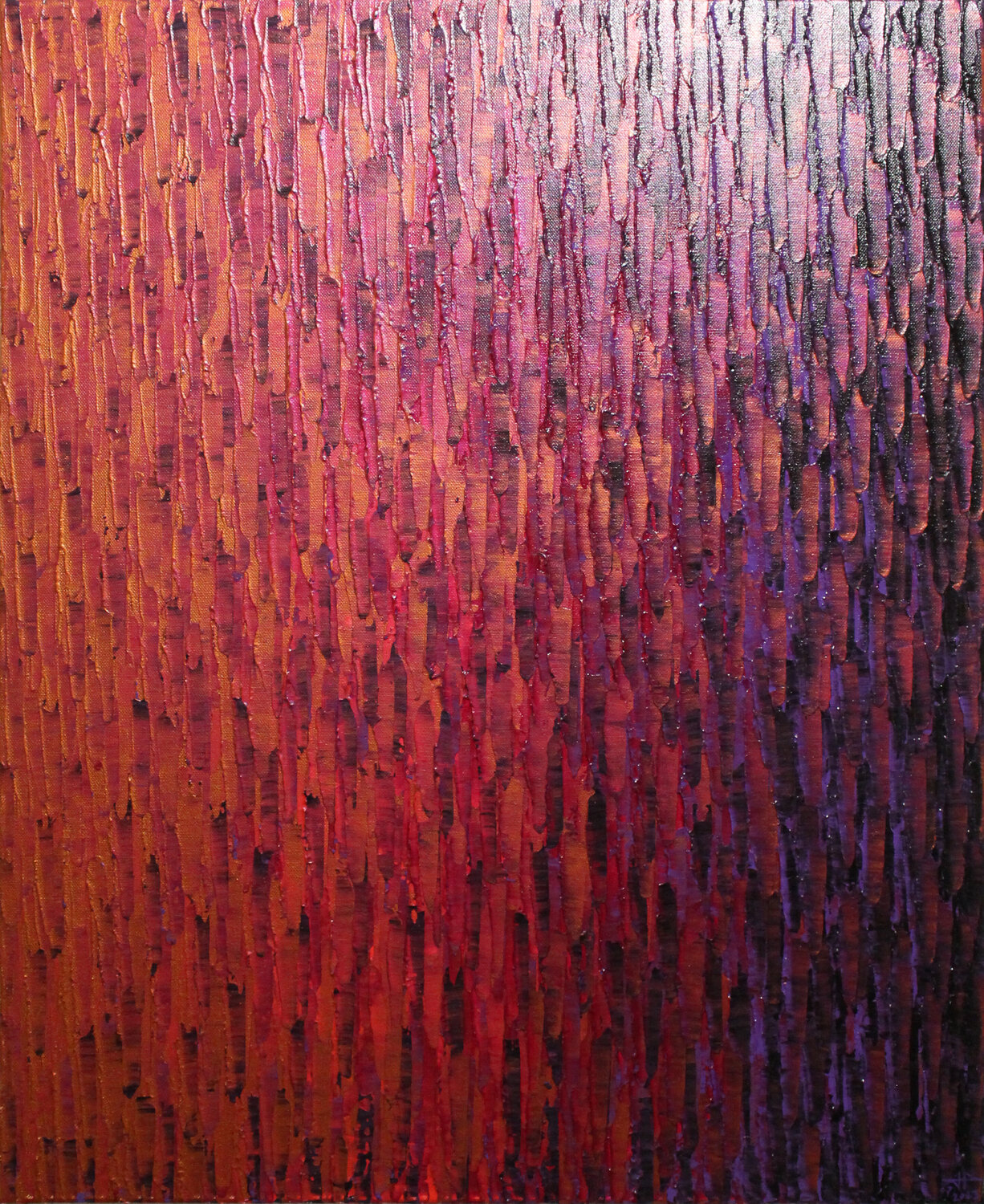 Fondu couleur cuivre magenta violet Jonathan Pradillon