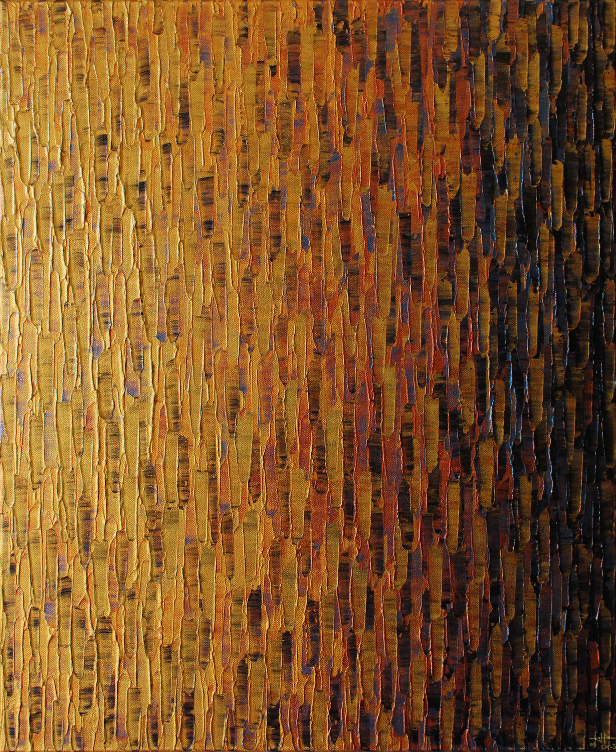 Fondu couleur or cuivre Jonathan Pradillon