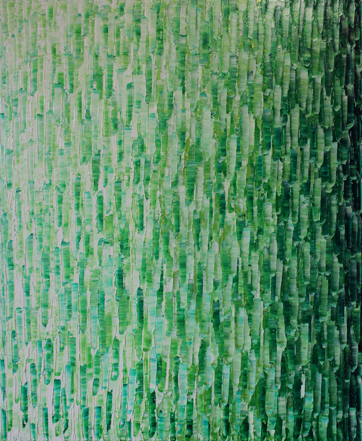 Fondu couleur blanc vert clair Jonathan Pradillon