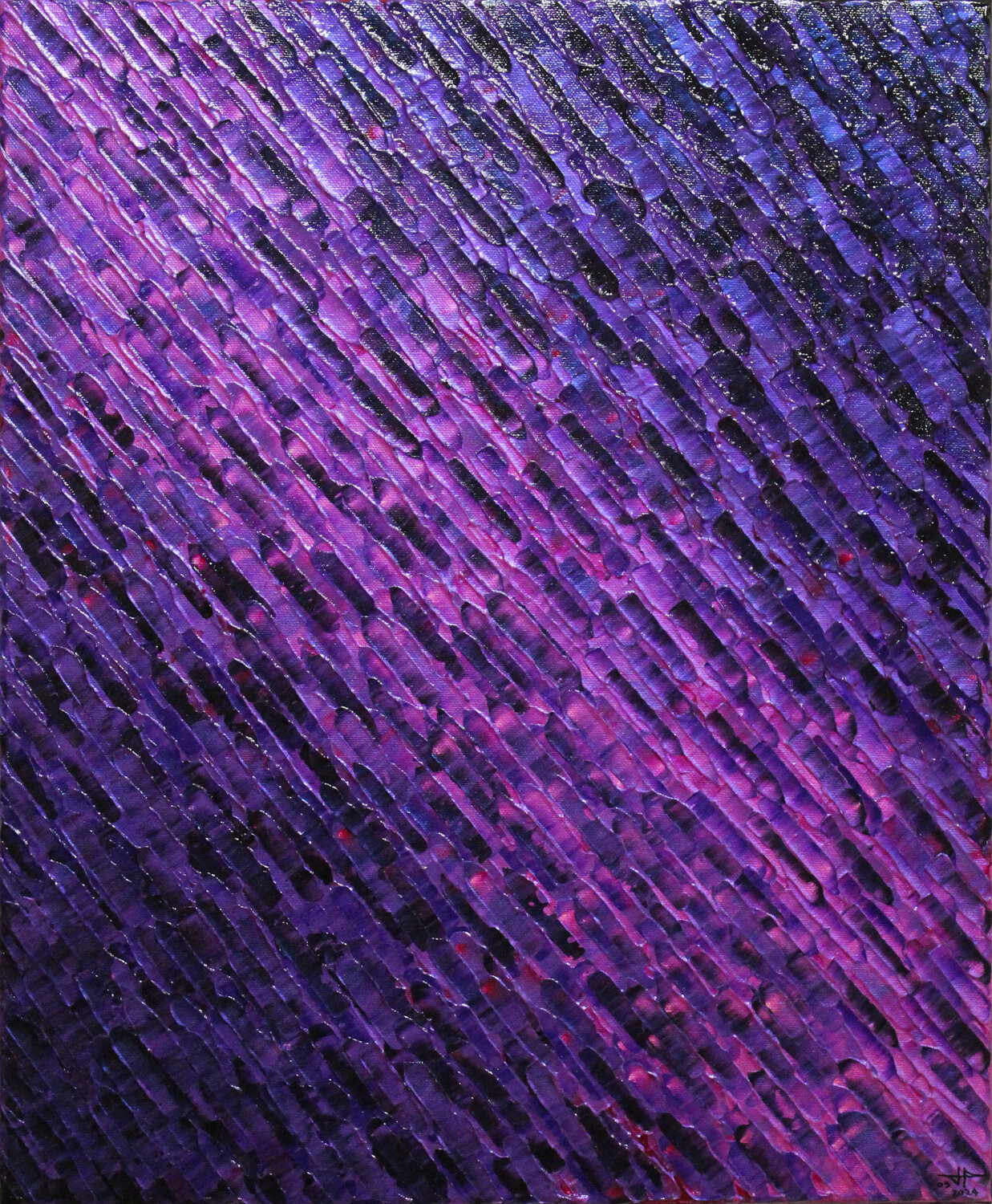 Diagonale violette Jonathan Pradillon
