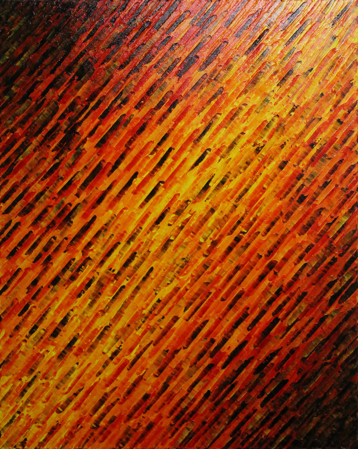 Grande texture couteau chaleureuse Jonathan Pradillon