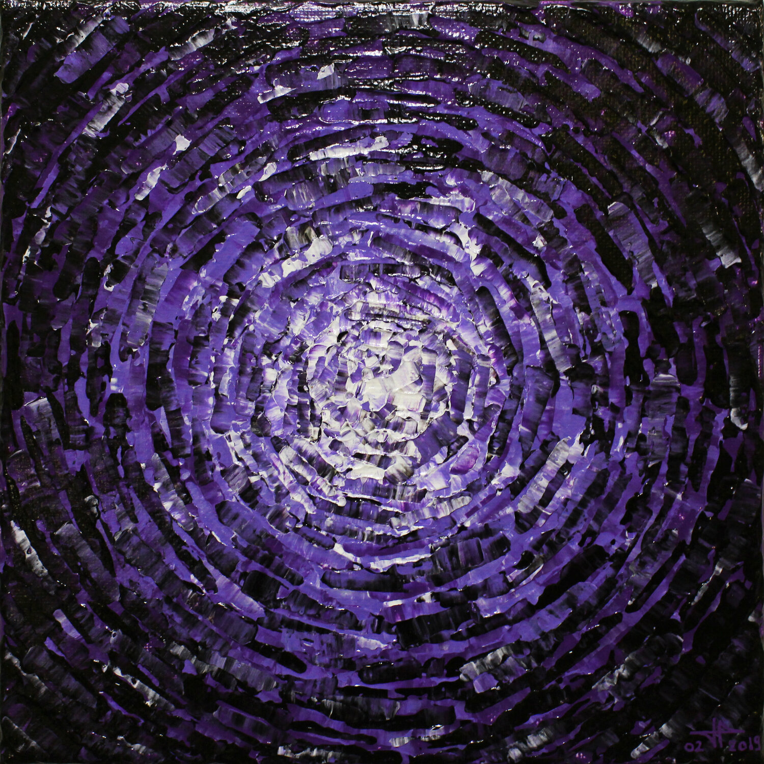 Petit éclat de lueur violette Jonathan Pradillon