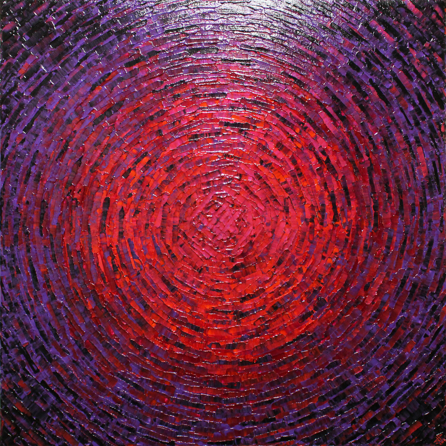 Éclat de couleur rouge violet Jonathan Pradillon