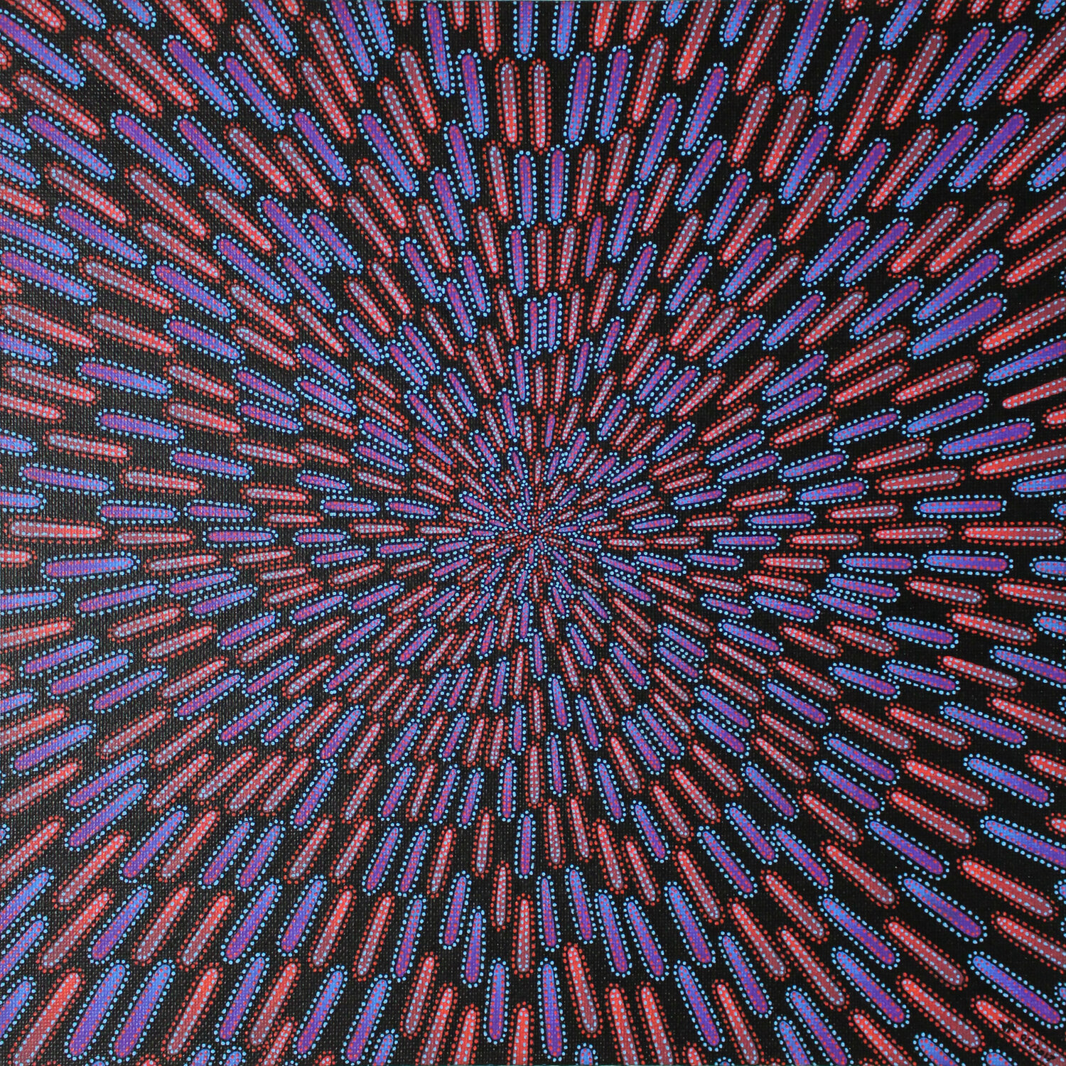 Particule bleue & rouge Jonathan Pradillon