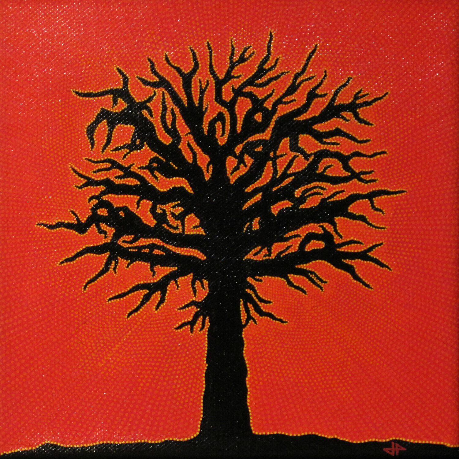 Coucher rouge Jonathan Pradillon
