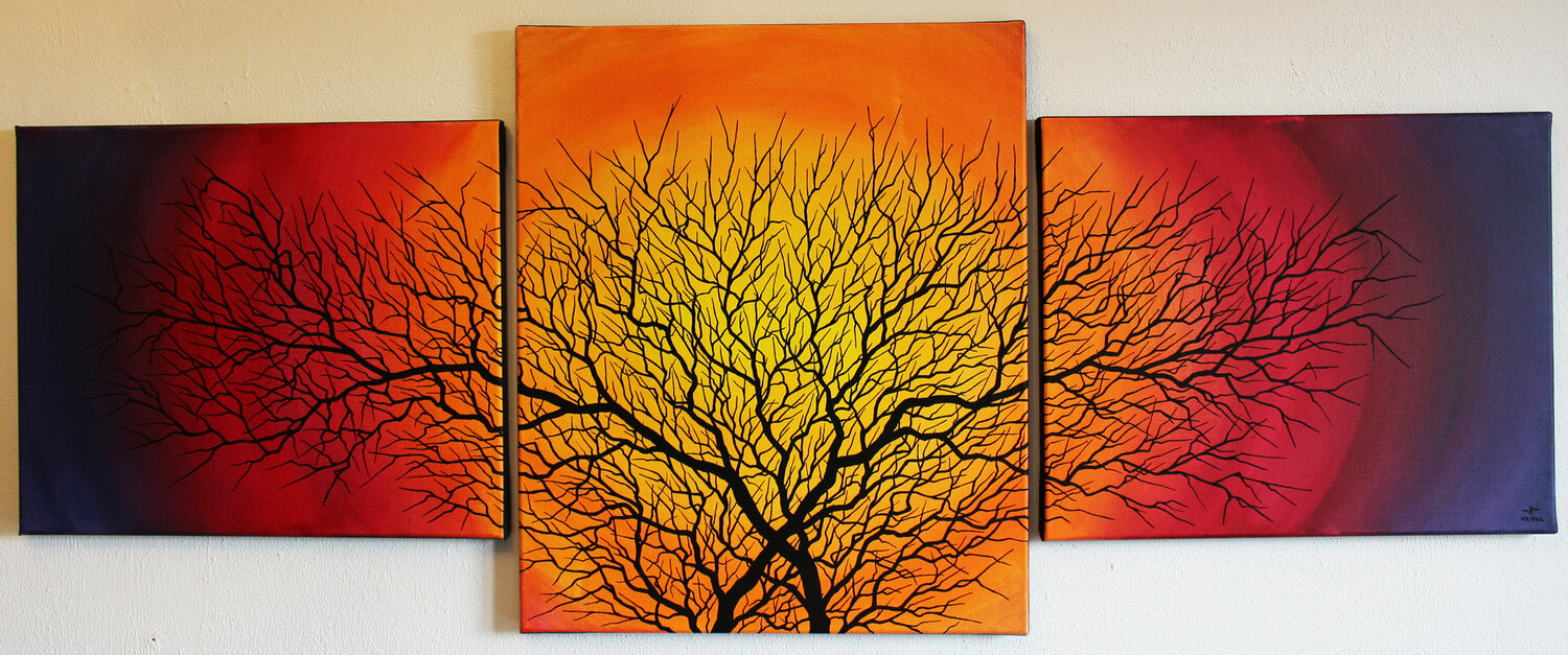 Silhouette de branchages Jonathan Pradillon