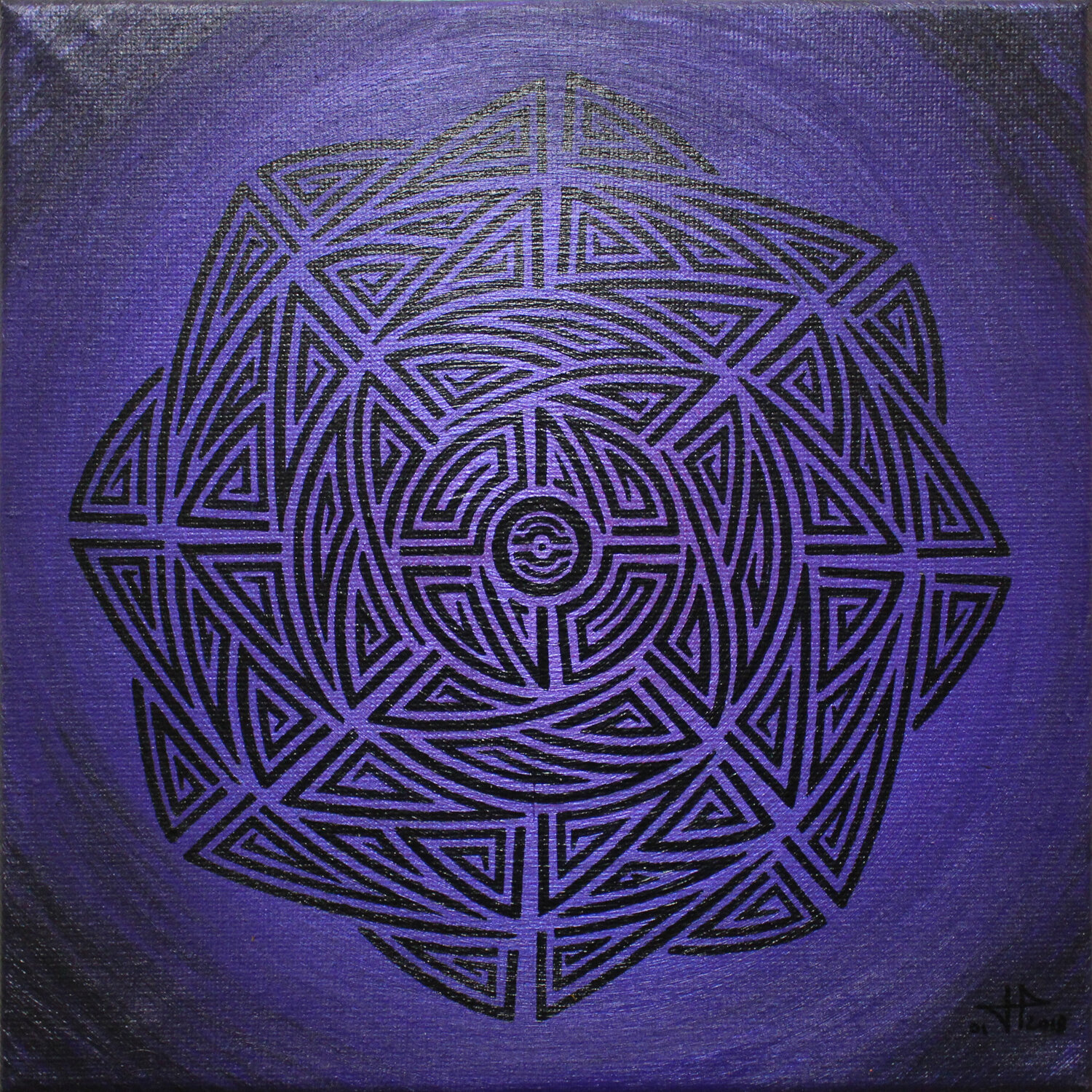 Violet tribal Jonathan Pradillon