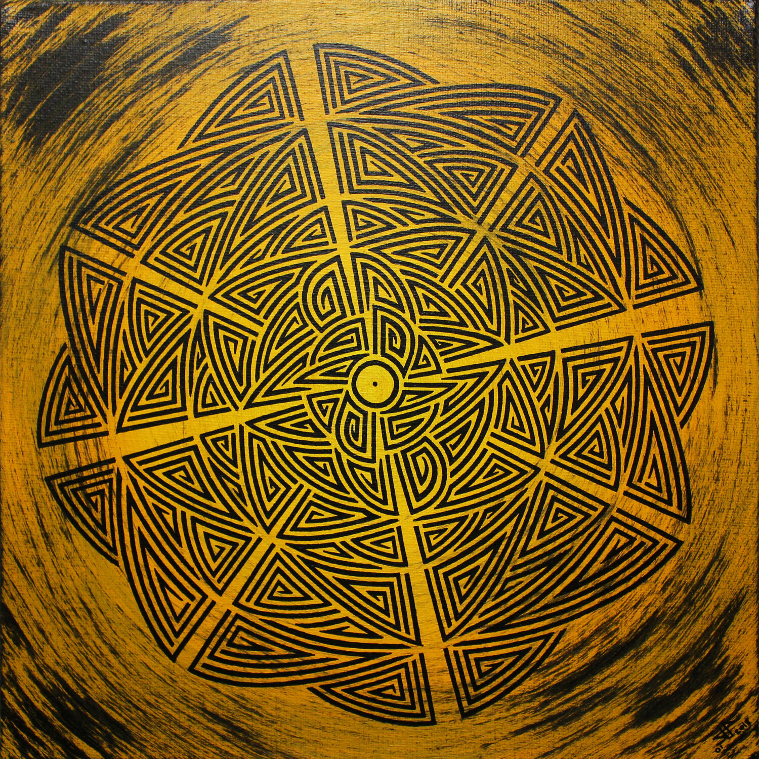 Jaune tribal Jonathan Pradillon