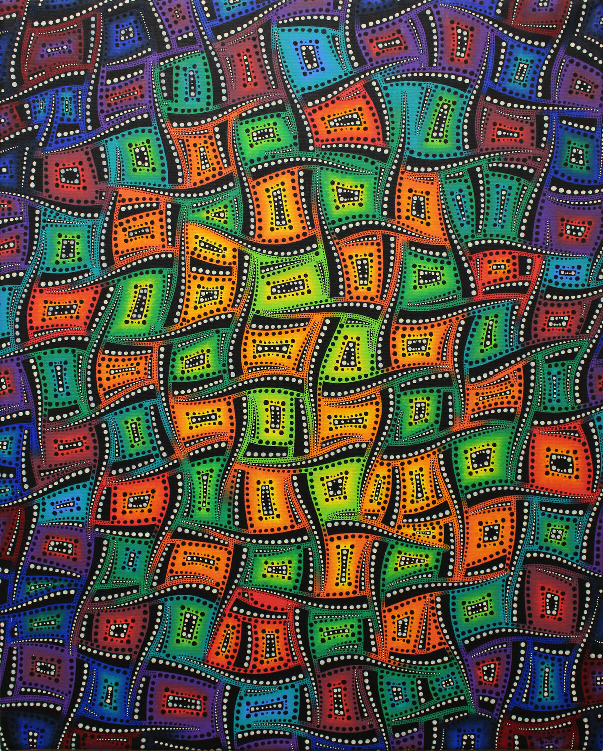 Mouvements de couleurs mixtes Jonathan Pradillon