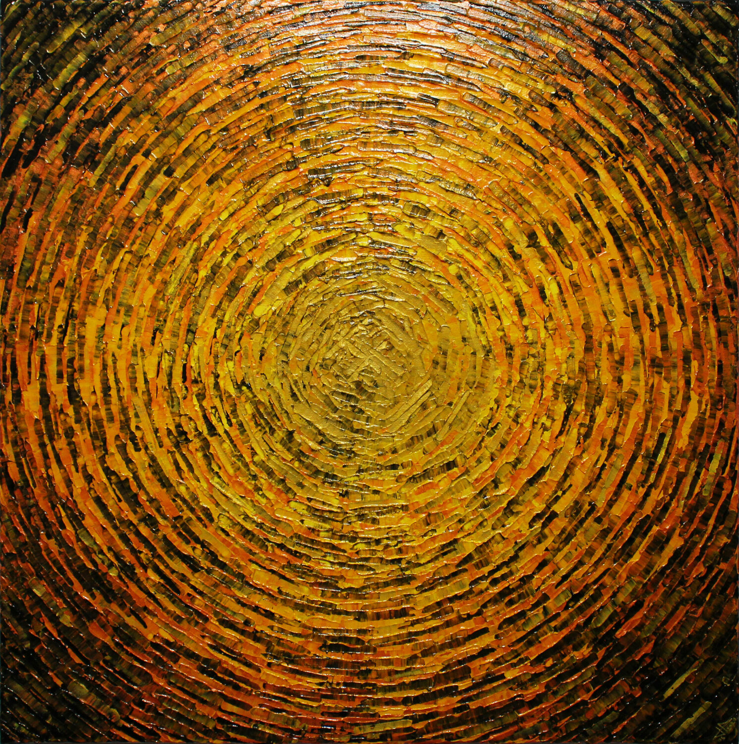 Éclaté de couleur jaune orange Jonathan Pradillon