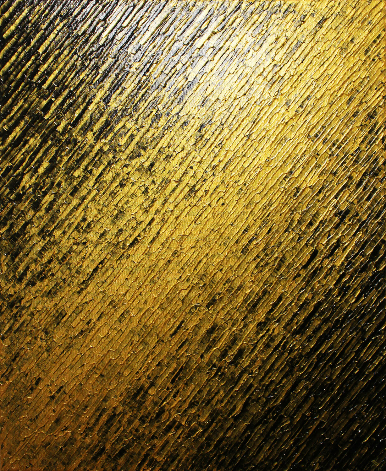 Texture couteau or noire Jonathan Pradillon