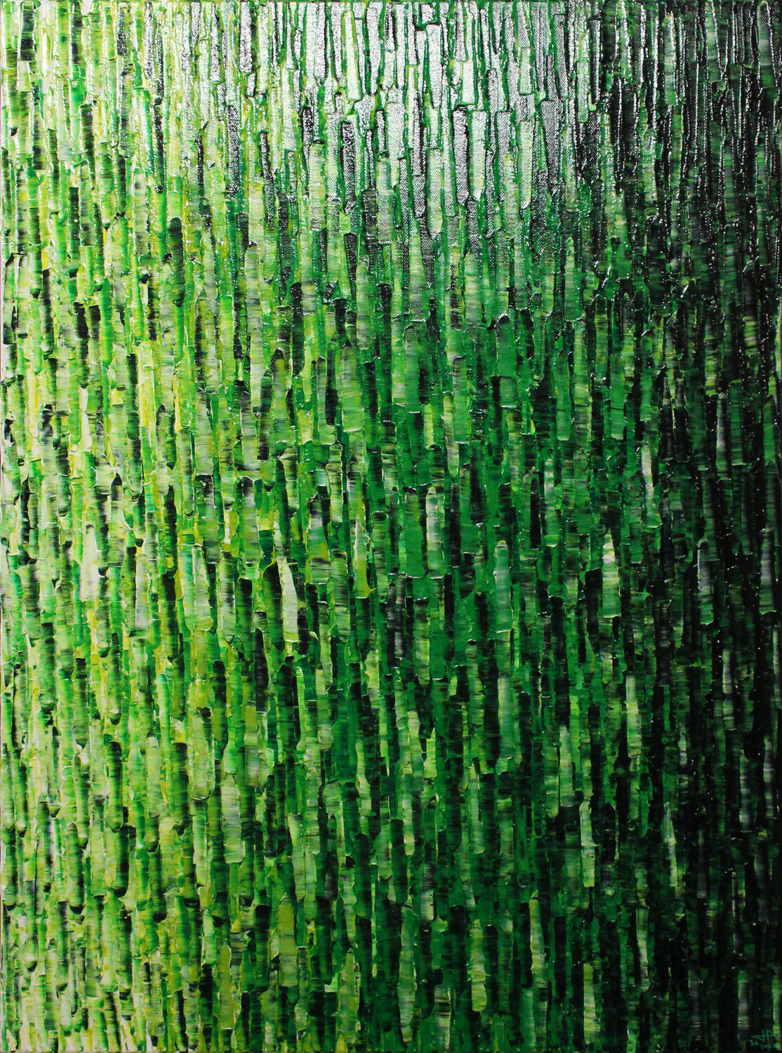 Fondu blanc vert Jonathan Pradillon