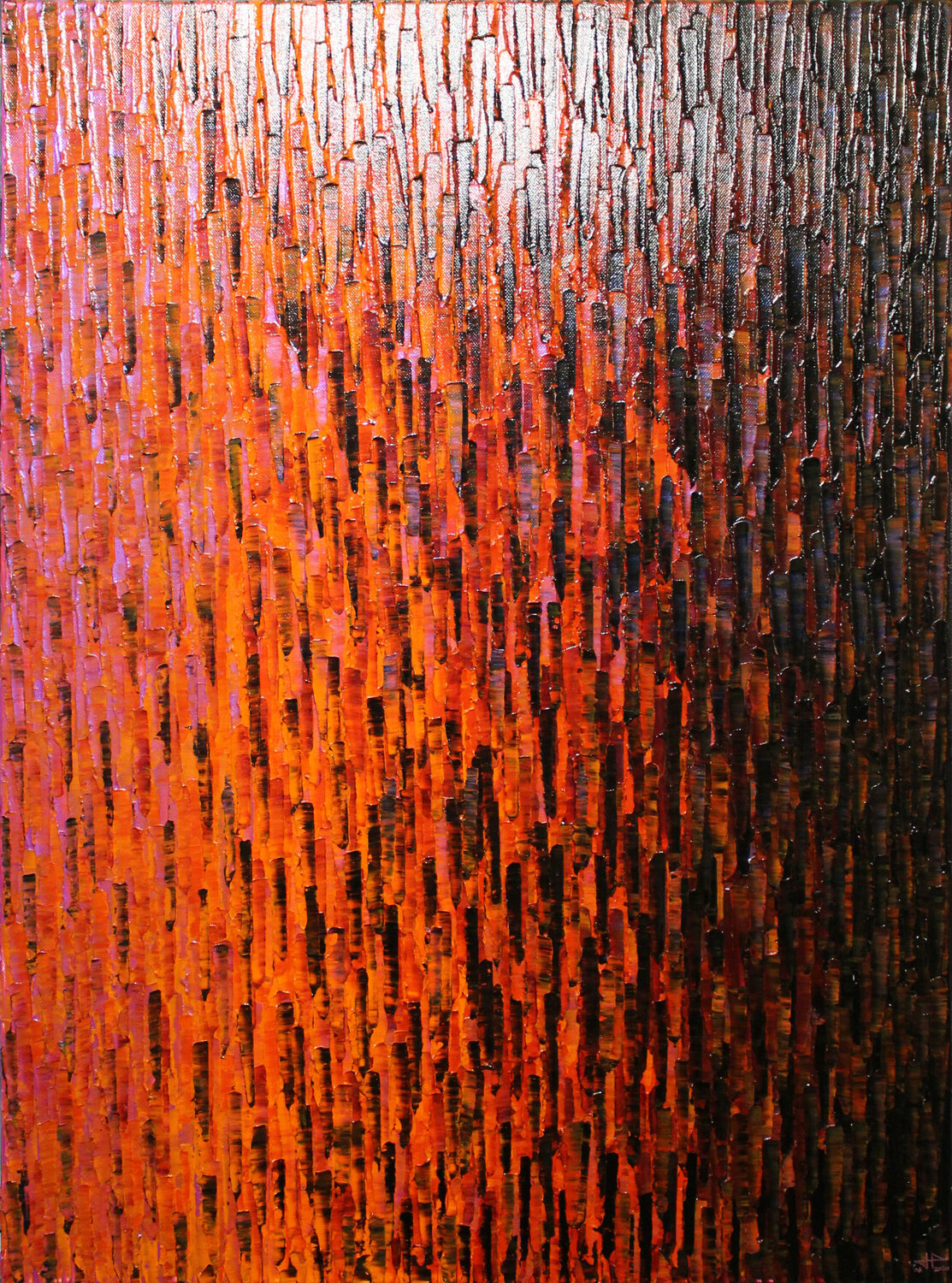 Fondu rose orange violet Jonathan Pradillon