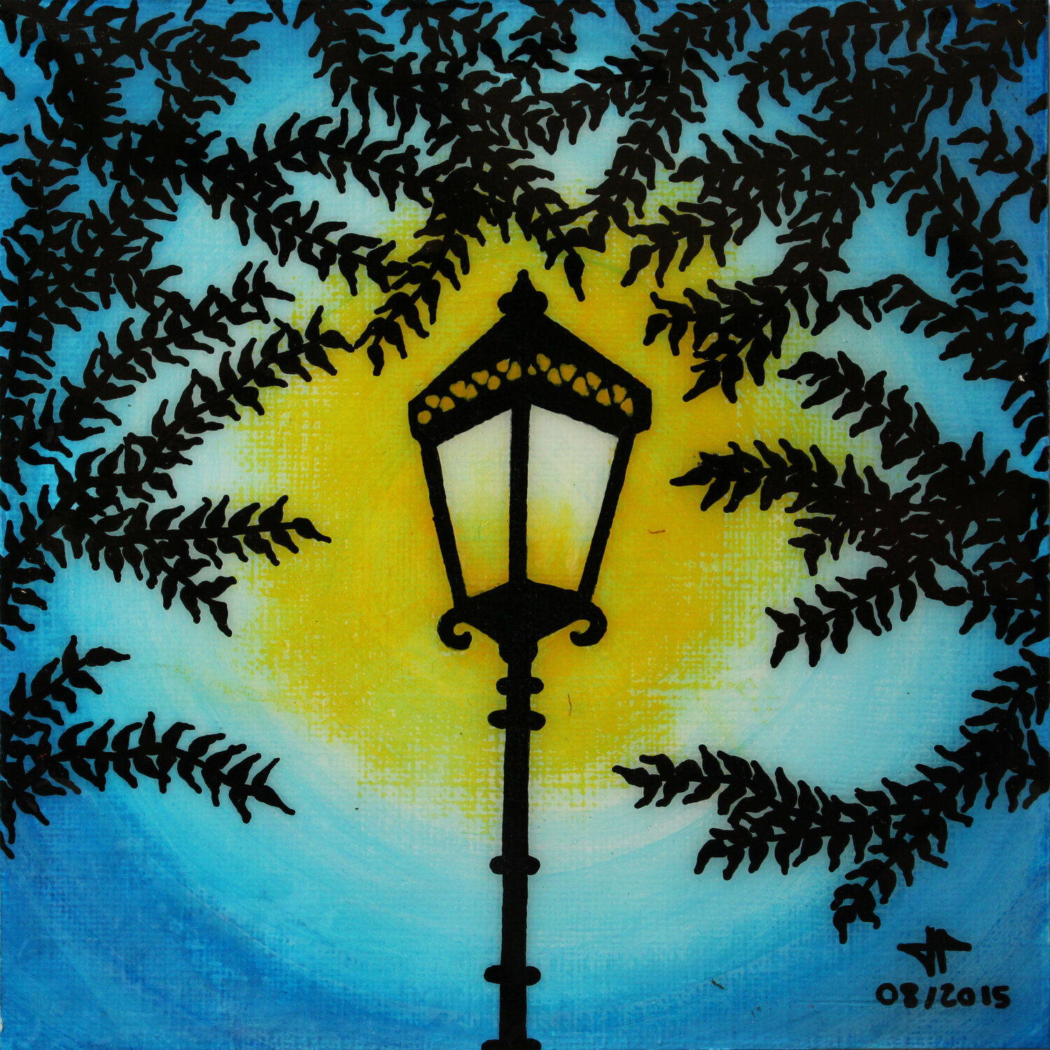 Réverbère de nuit Jonathan Pradillon