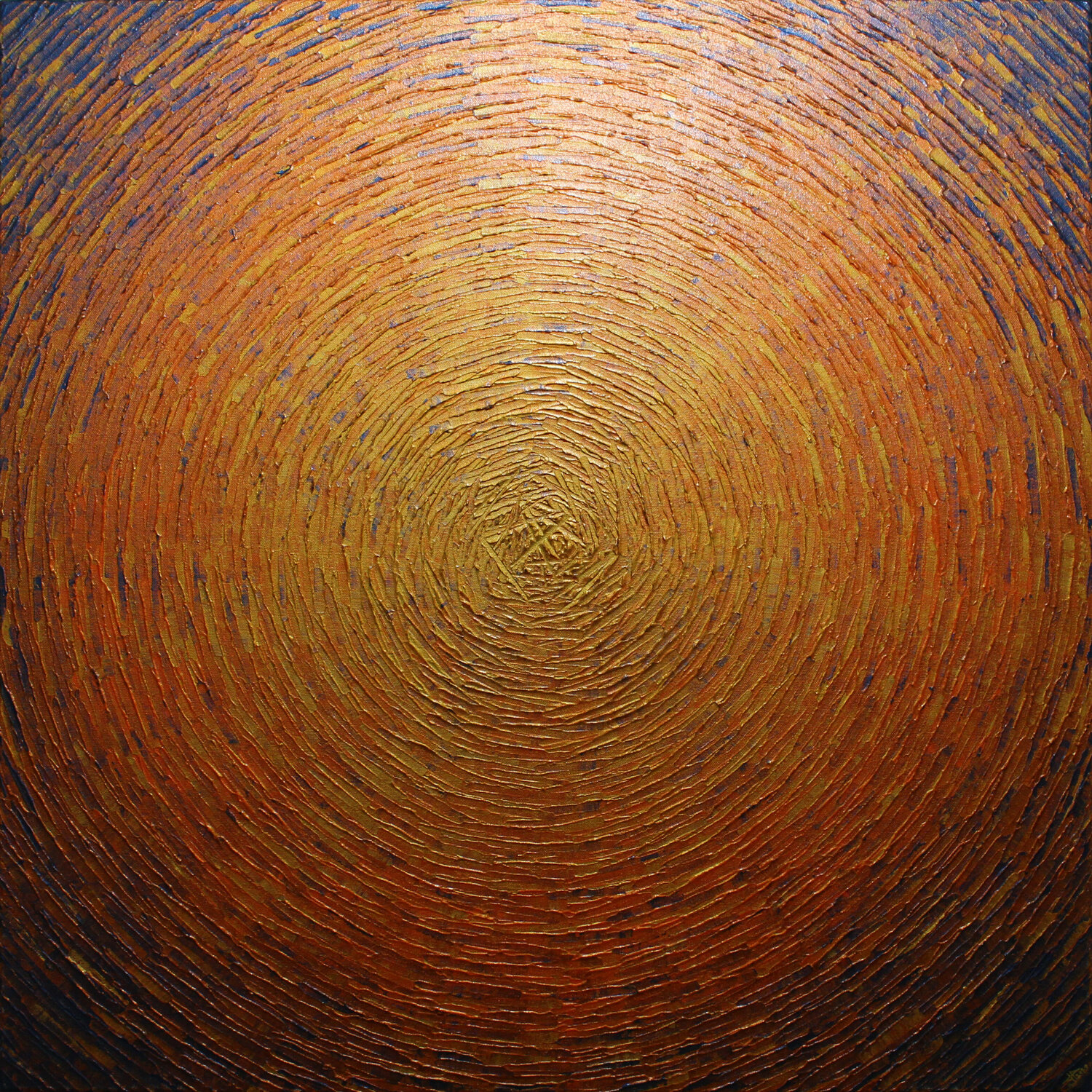Grand éclat couleurs or orange Jonathan Pradillon