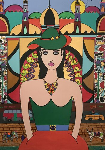 La touriste van Philippe Seigle, Schilderij te koop op Singulart