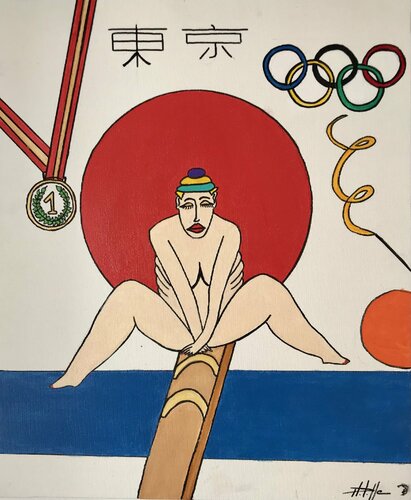 Les jeux di Philippe Seigle, Pittura in vendita su Singulart