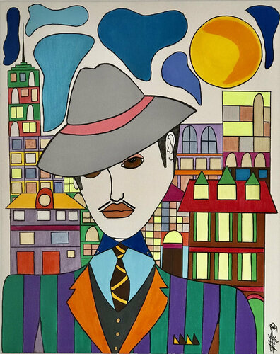 Aldo le new-yorkais di Philippe Seigle, Pittura in vendita su Singulart