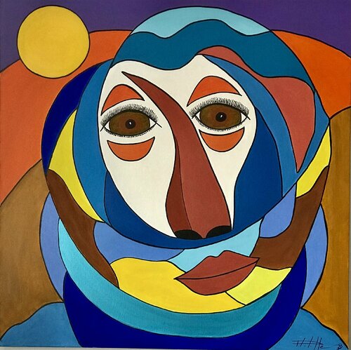 Le nomade van Philippe Seigle, Schilderij te koop op Singulart