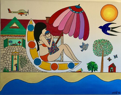 Tendres moments van Philippe Seigle, Schilderij te koop op Singulart