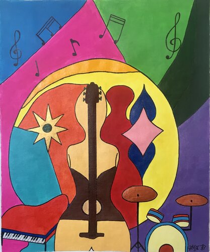 Musicolor von Philippe Seigle, Malerei kaufen auf Singulart