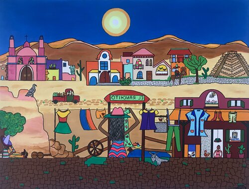 Mi rancherita par Philippe Seigle, Peinture en vente sur Singulart