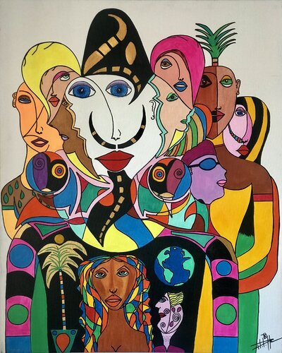 Nos différences by Philippe Seigle, Painting for Sale on Singulart