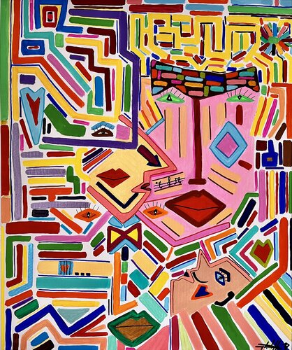 My Queen van Philippe Seigle, Schilderij te koop op Singulart