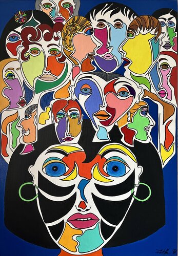 Jigsaw memories van Philippe Seigle, Schilderij te koop op Singulart