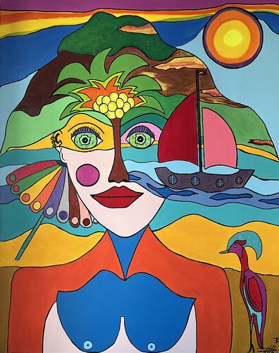 Olazul van Philippe Seigle, Schilderij te koop op Singulart