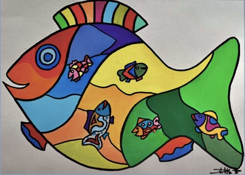 La balade by Philippe Seigle, Painting for Sale on Singulart