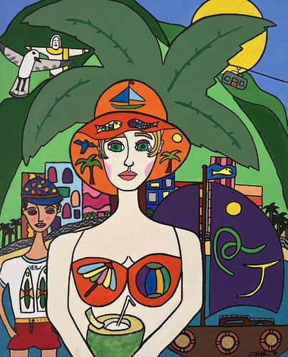 Lembrando by Philippe Seigle, Painting for Sale on Singulart