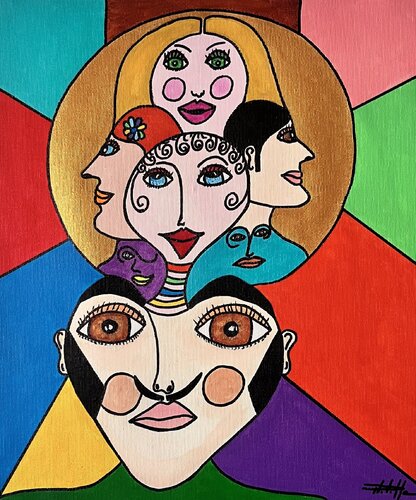 Tête pleine van Philippe Seigle, Schilderij te koop op Singulart