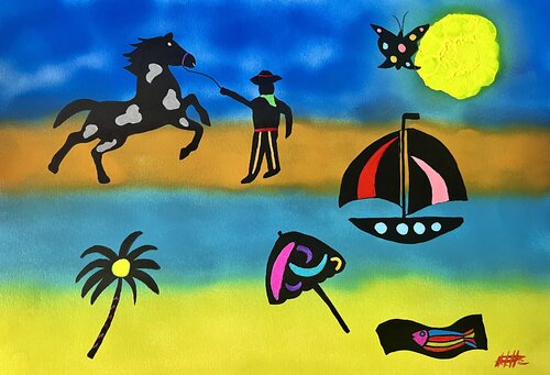 Compagnons de Philippe Seigle, Pintura a la venta en Singulart