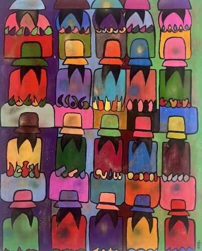 De camino à Cuzco van Philippe Seigle, Schilderij te koop op Singulart