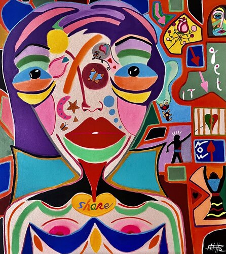 HOOK ME UP di Philippe Seigle, Pittura in vendita su Singulart