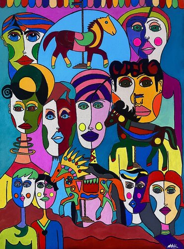 Mon manège à moi de Philippe Seigle, Pintura a la venta en Singulart