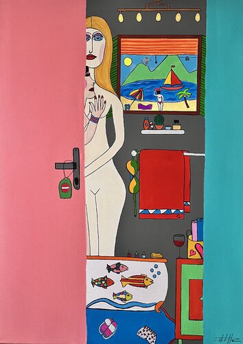 Entre rêve et réalité de Philippe Seigle, Pintura a la venta en Singulart