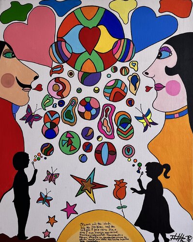 Um legado de amor van Philippe Seigle, Schilderij te koop op Singulart