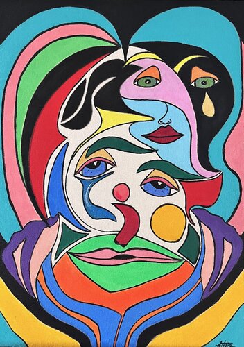 Fragmentos de Coração van Philippe Seigle, Schilderij te koop op Singulart