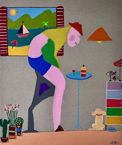 Les compagnons du silence van Philippe Seigle, Schilderij te koop op Singulart