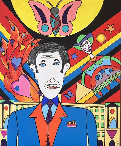 Between duty and desire di Philippe Seigle, Pittura in vendita su Singulart