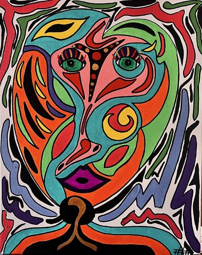 La Gardienne de l’âme de Philippe Seigle, Pintura a la venta en Singulart