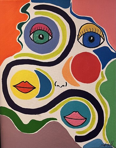 L’amour flou von Philippe Seigle, Malerei kaufen auf Singulart