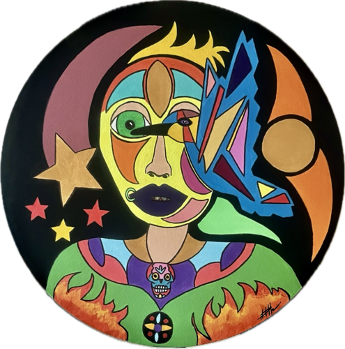 Au-delà du visage van Philippe Seigle, Schilderij te koop op Singulart