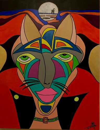 Cats van Philippe Seigle, Schilderij te koop op Singulart
