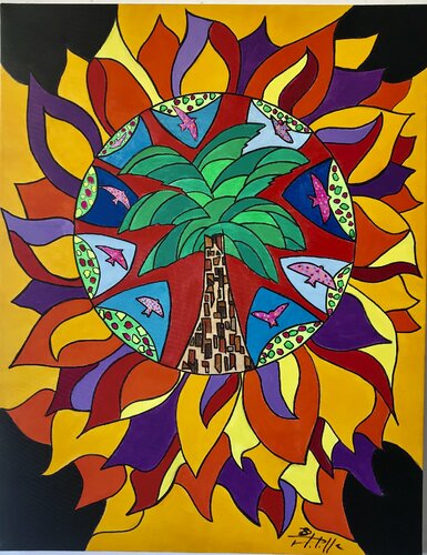 Burning van Philippe Seigle, Schilderij te koop op Singulart