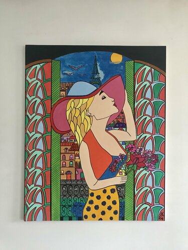 La parisienne van Philippe Seigle, Schilderij te koop op Singulart