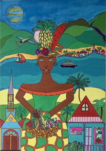 Miss Marigot van Philippe Seigle, Schilderij te koop op Singulart